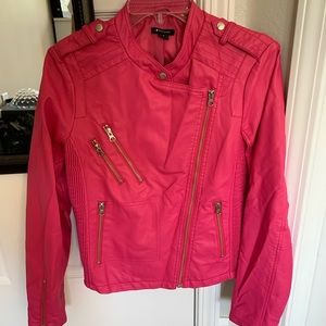 I Heart Ronson Faux Leather Jacket